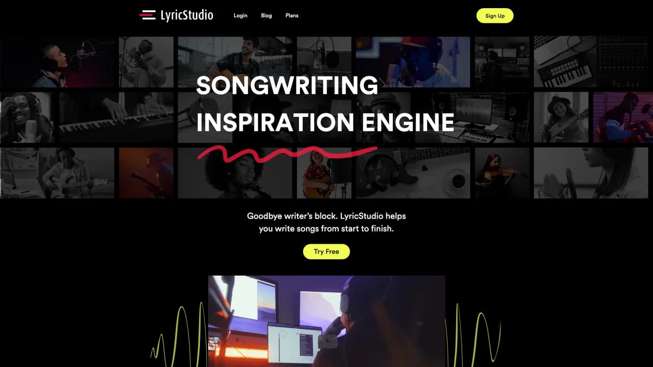 lyricstudio screenshot