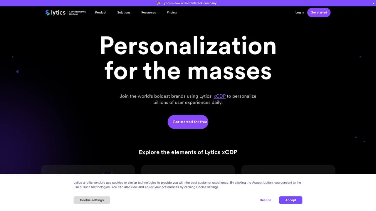 lytics screenshot