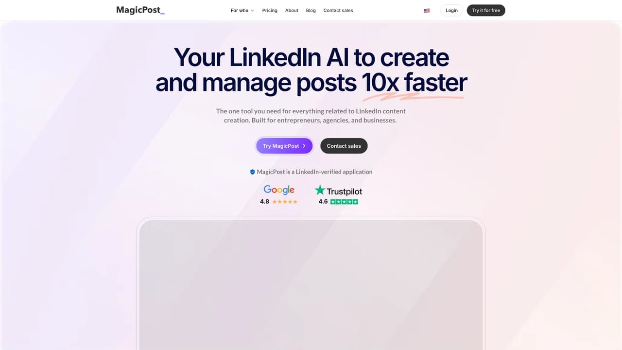 magicpost screenshot