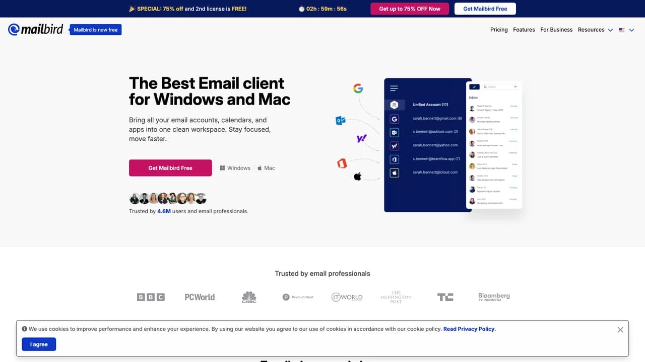 mailbird screenshot