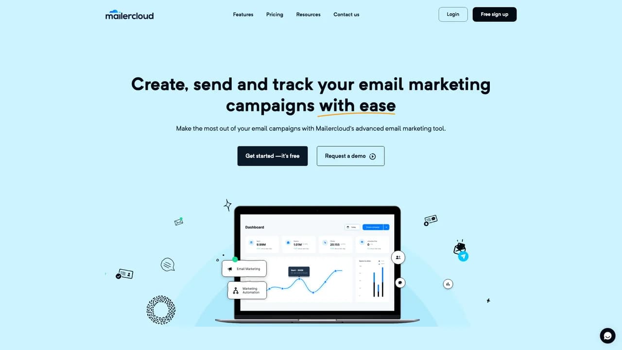 mailercloud screenshot