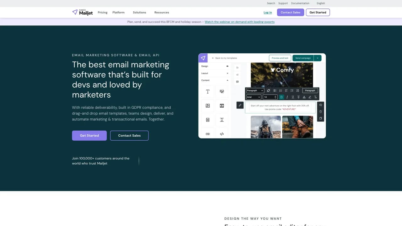 mailjet screenshot