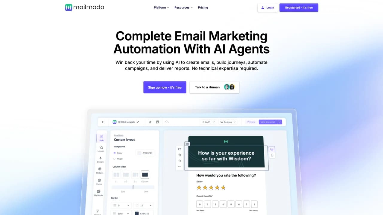 mailmodo screenshot