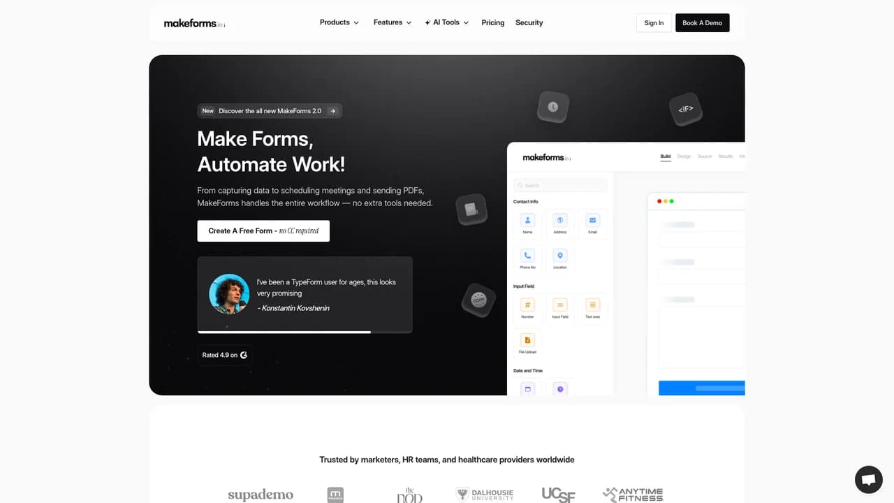 makeformsio screenshot