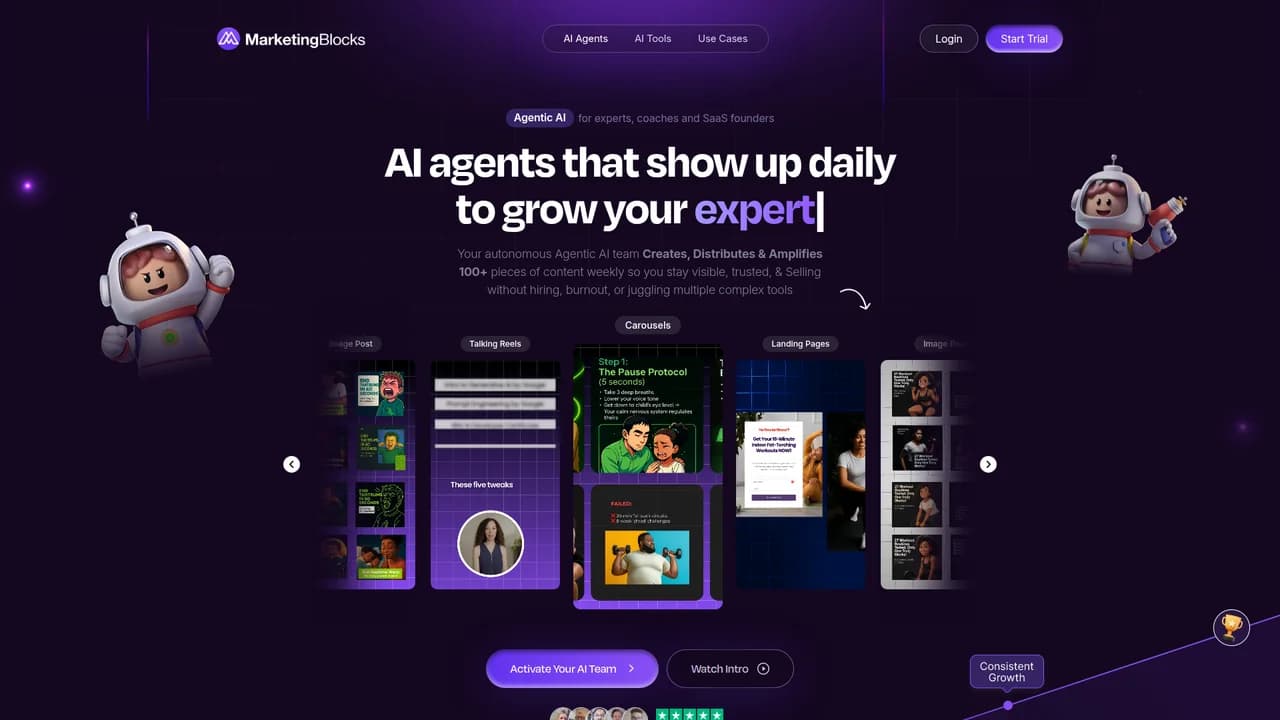 marketingblocks screenshot