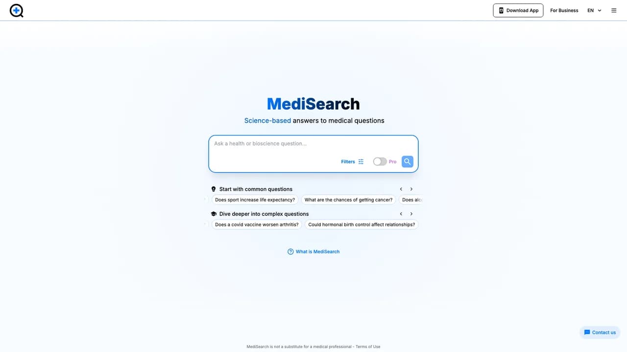 medisearch screenshot