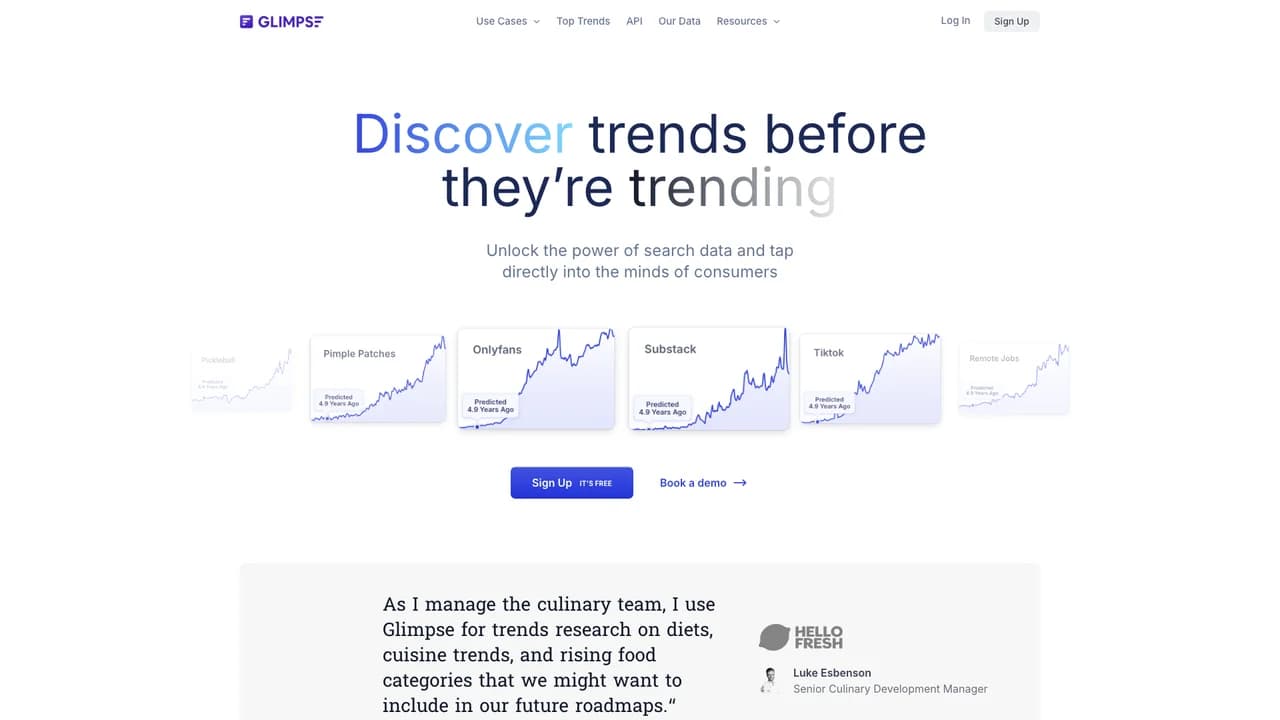 meetglimpse screenshot