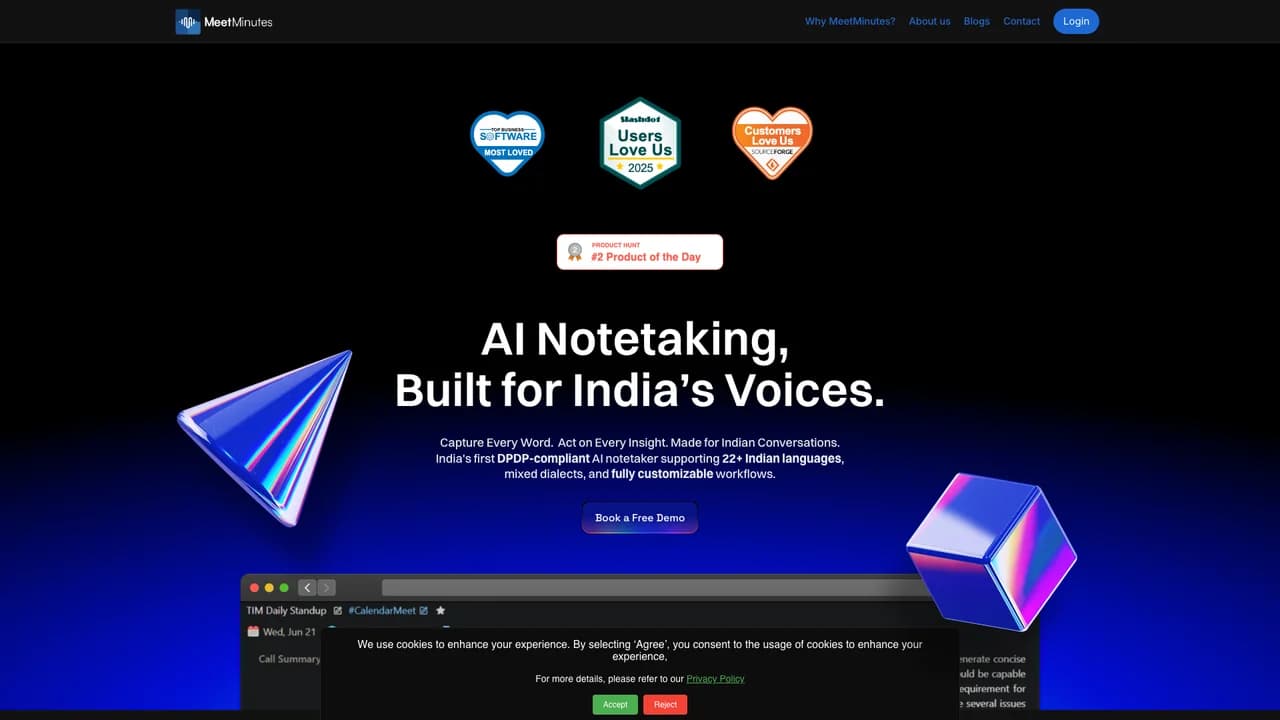 meetminutes screenshot