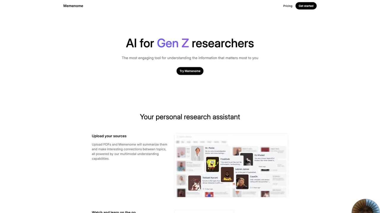 memenome screenshot