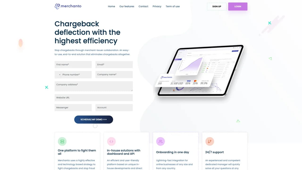 merchanto screenshot