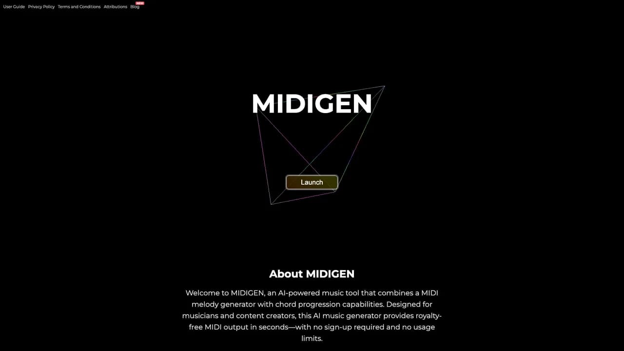 midigen screenshot