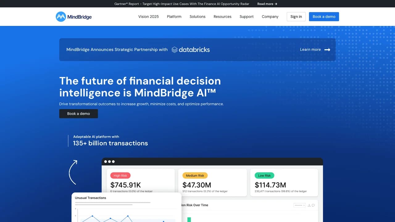 mindbridge-ai screenshot