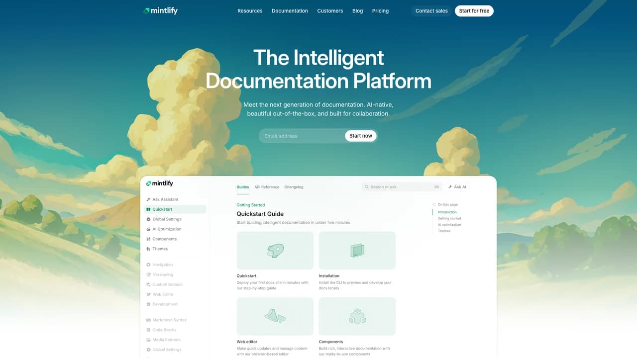 mintlify-2 screenshot