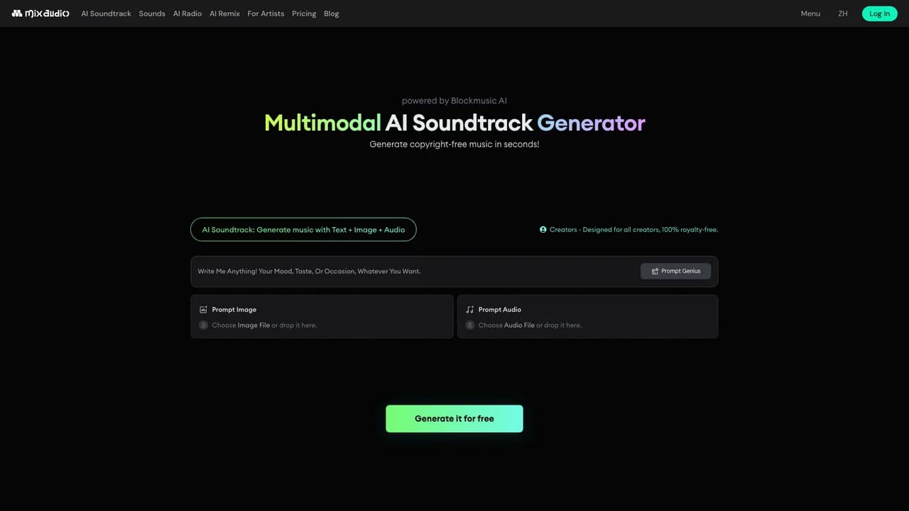 mixaudio screenshot