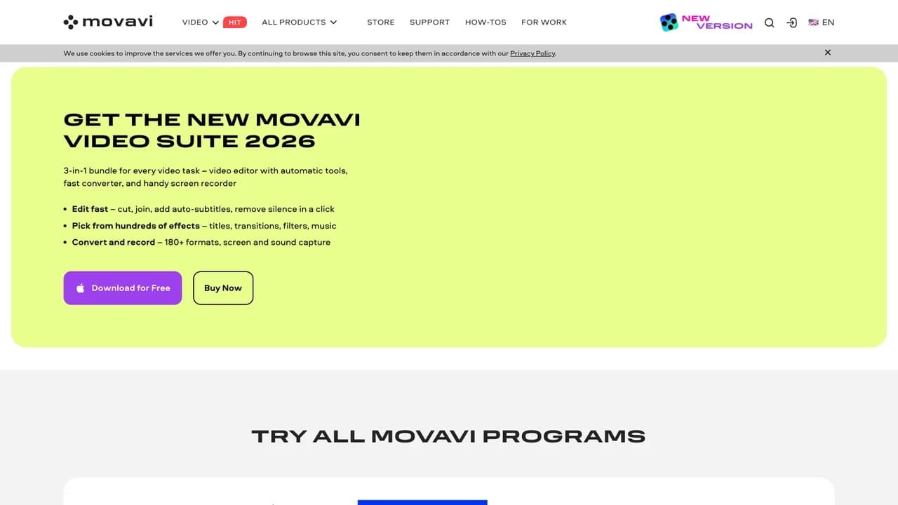 movavi-video-suite screenshot