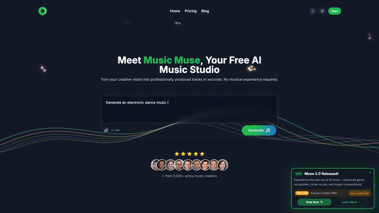 music-muse screenshot