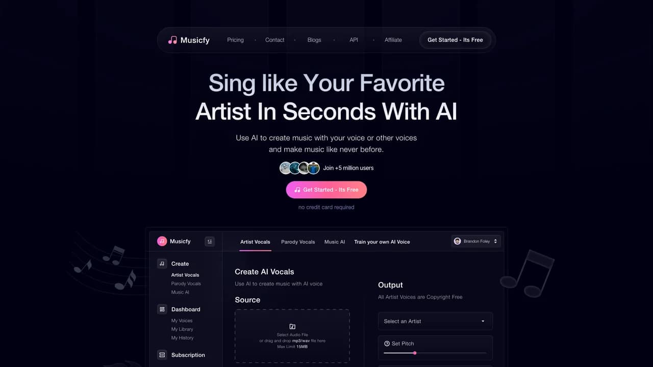 musicfy-lol screenshot