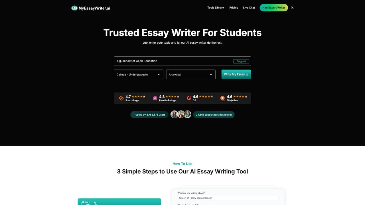 myessaywriterai screenshot