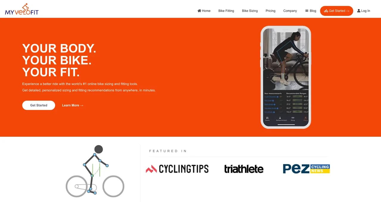 myvelofit screenshot