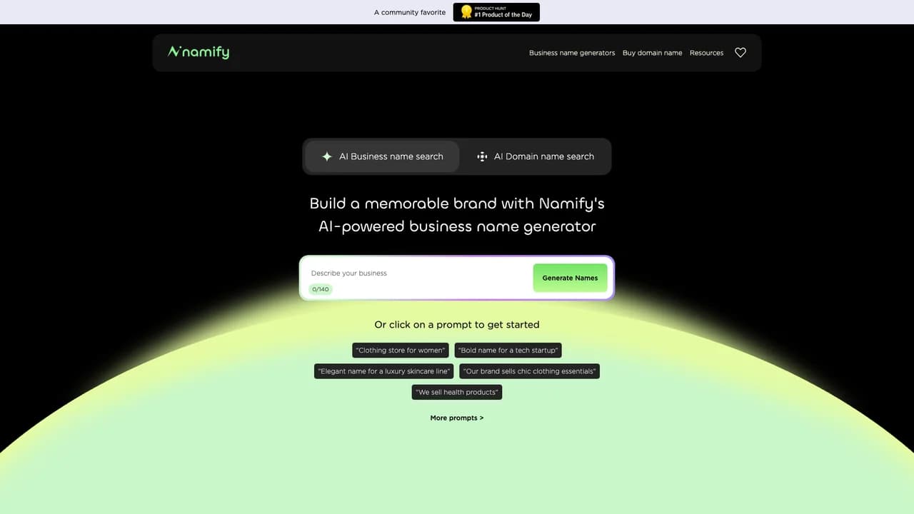 namify screenshot