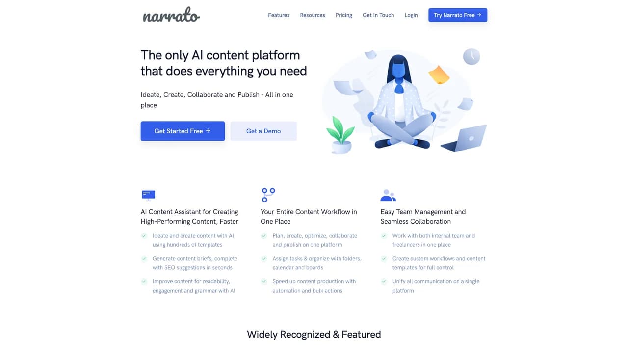 narrato screenshot