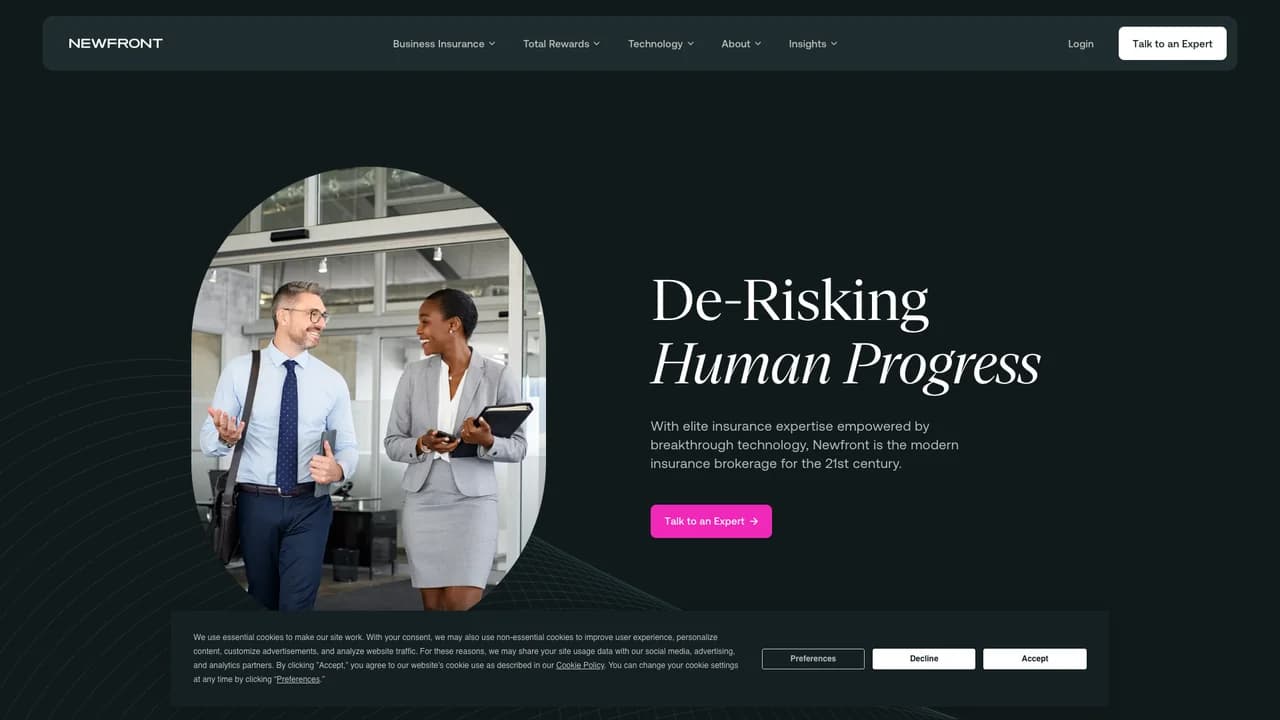 newfront screenshot