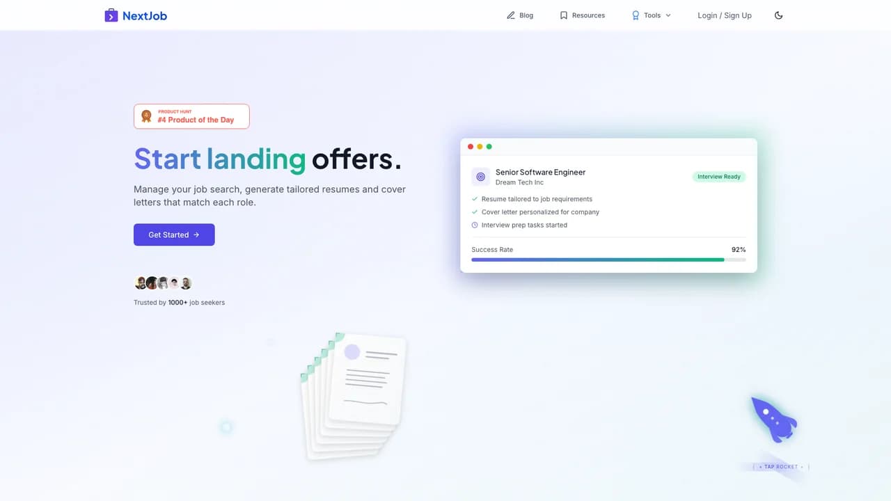 nextjob screenshot