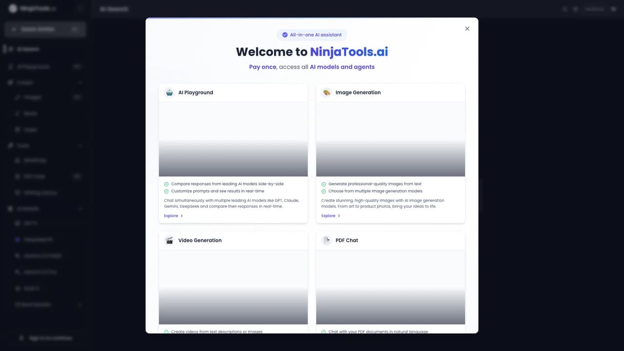 ninjatools-ai screenshot