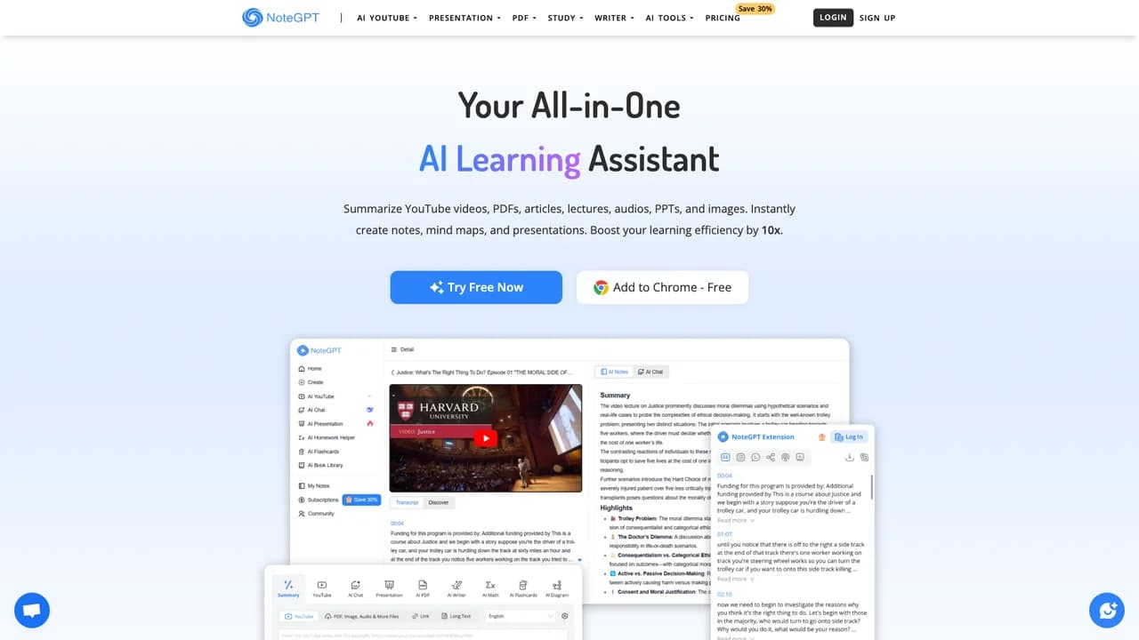 notegpt screenshot