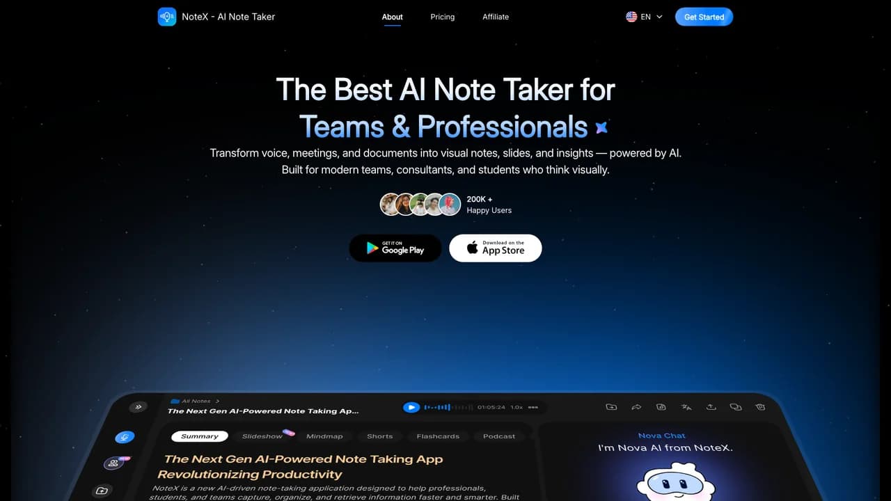 notex screenshot
