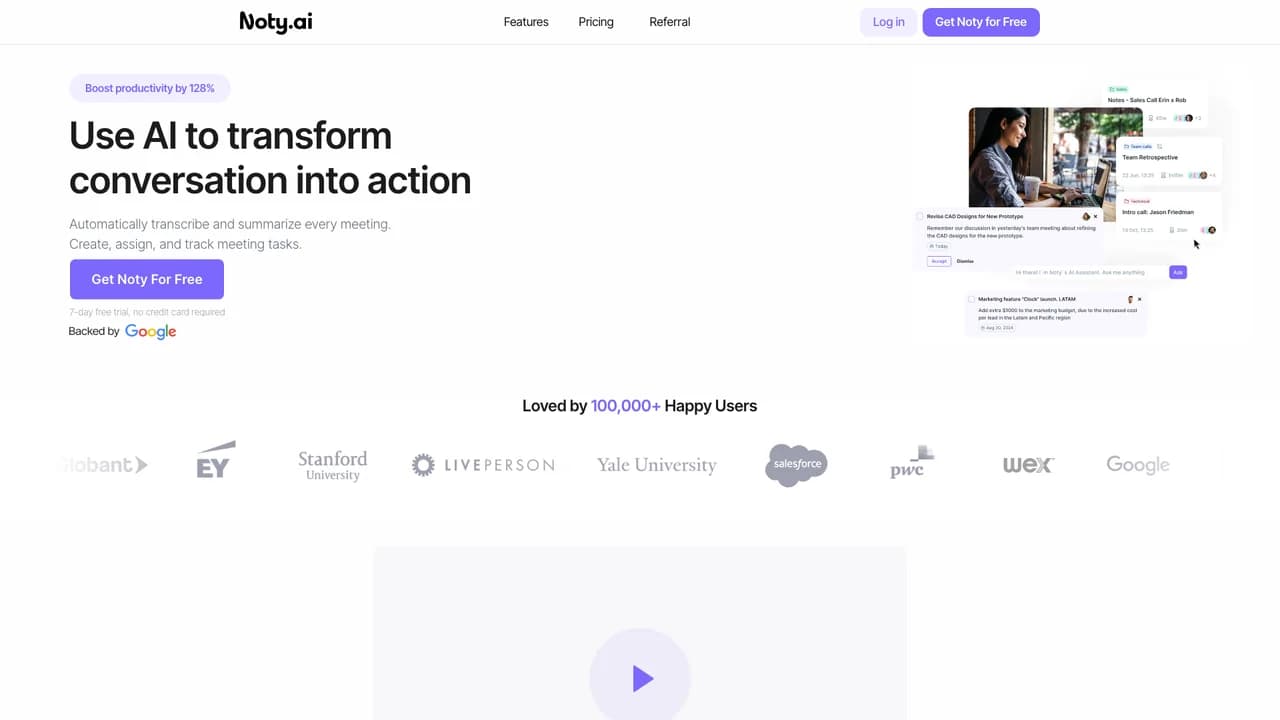 notyai screenshot