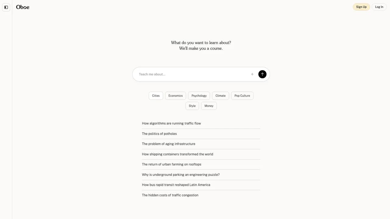 oboe screenshot