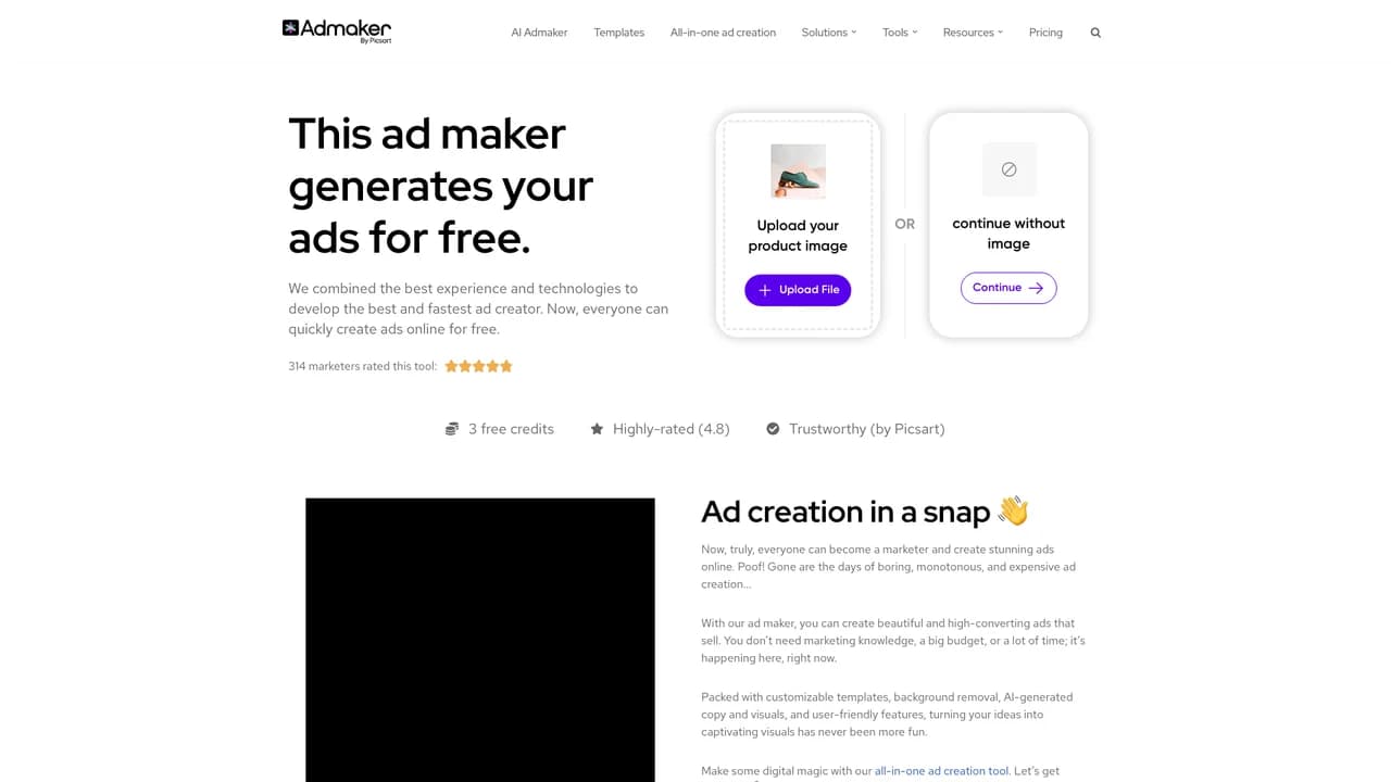 onlineadmaker screenshot