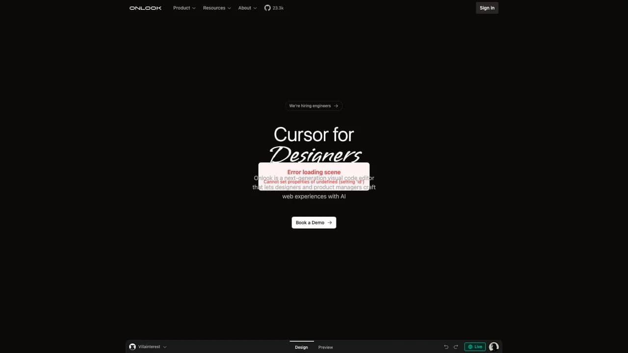 onlook screenshot
