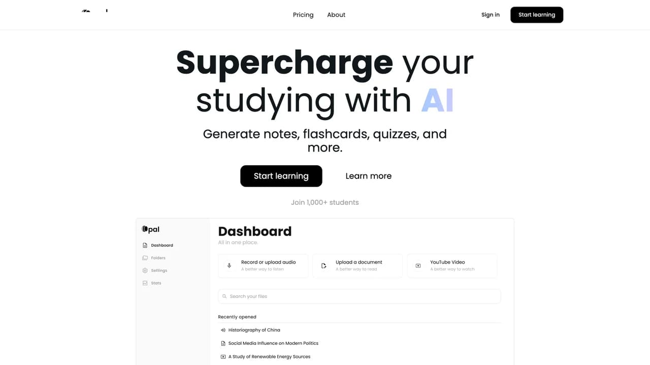 opal screenshot