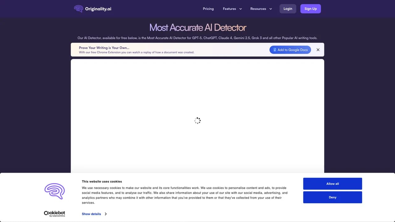 originalityai screenshot