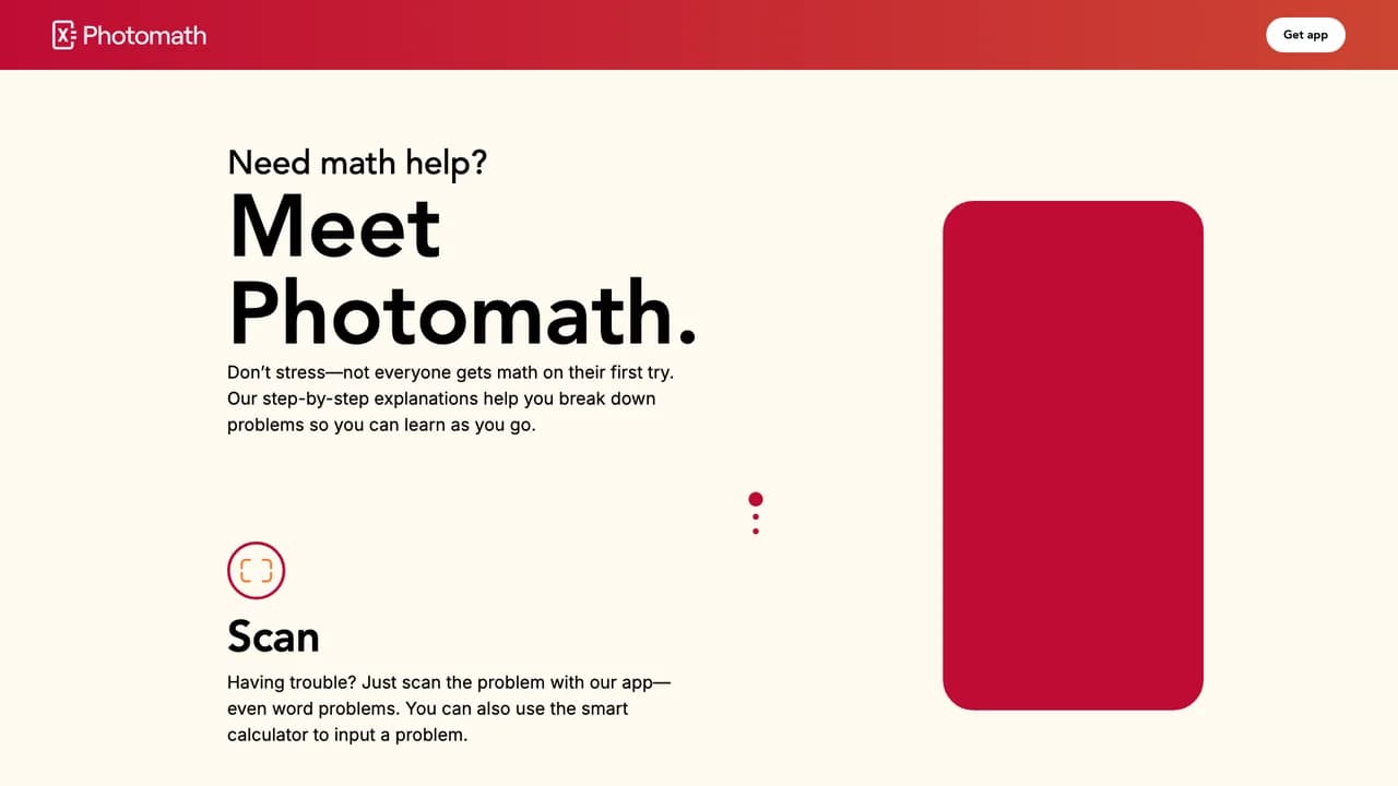 photomath screenshot