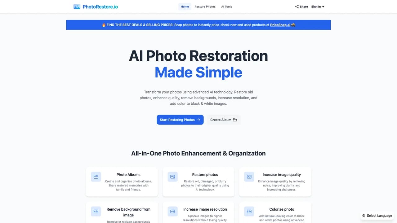 photorestoreio screenshot
