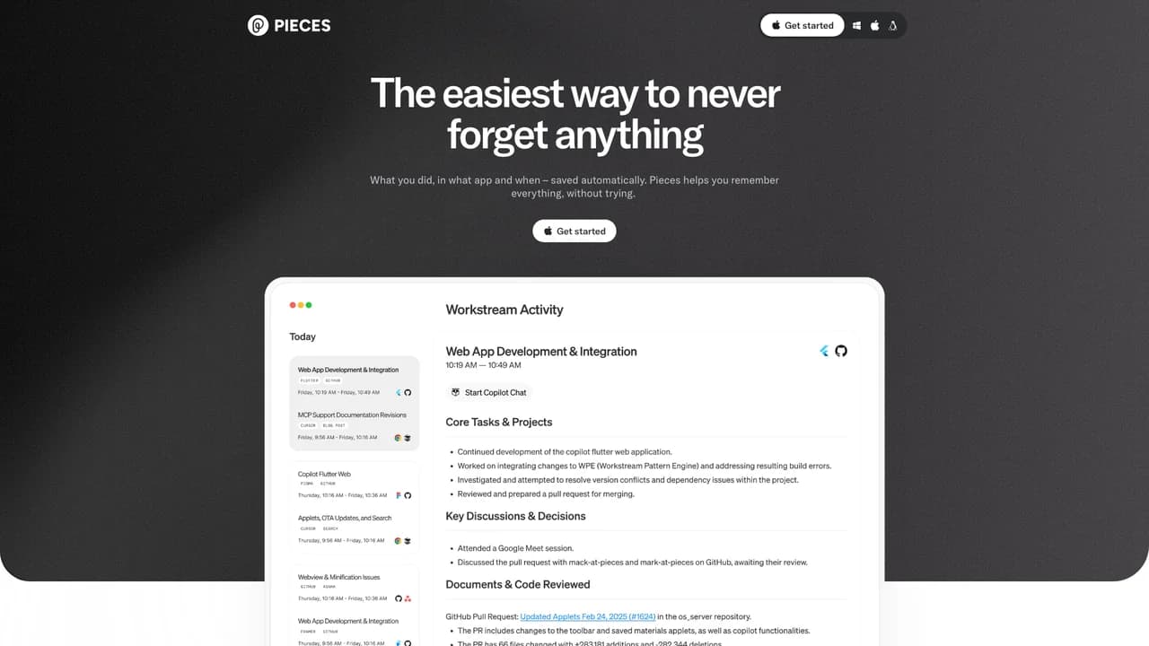 pieces screenshot