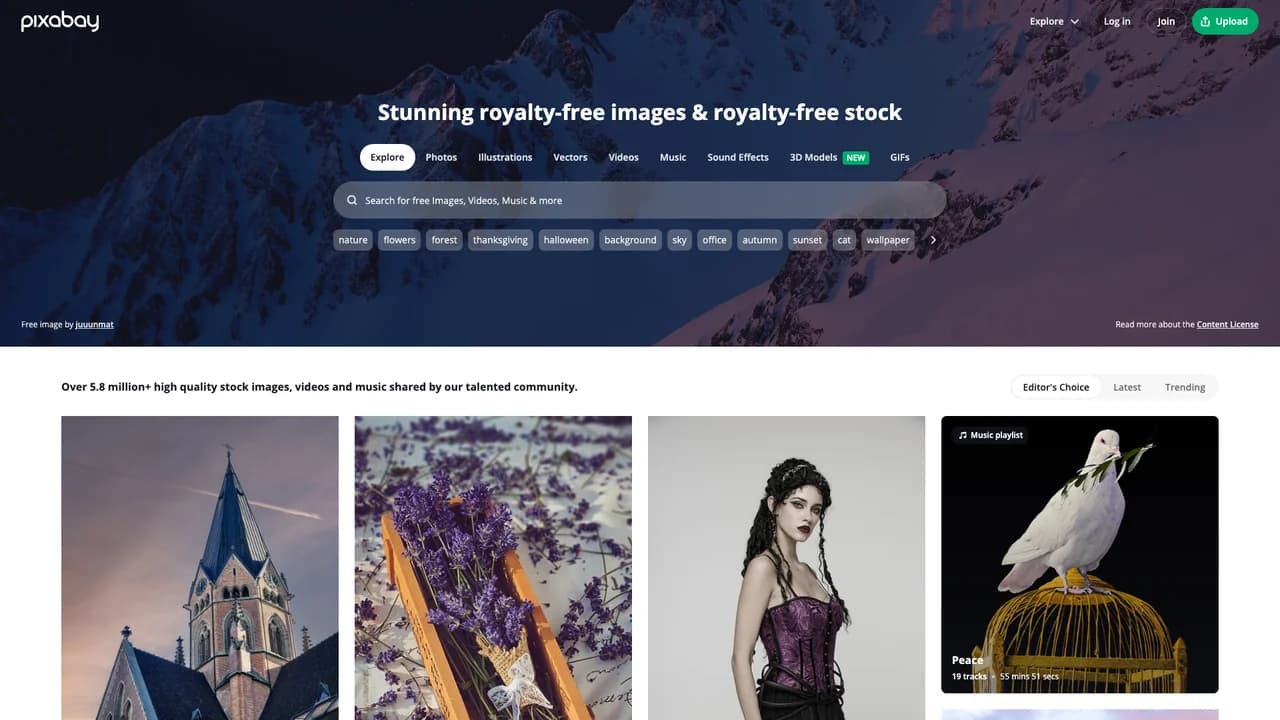 pixabay screenshot