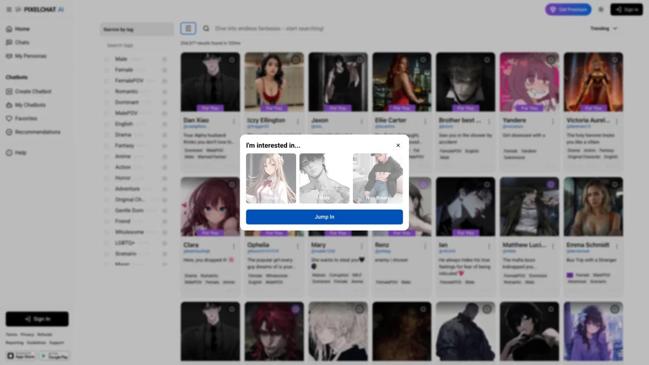 pixelchat screenshot
