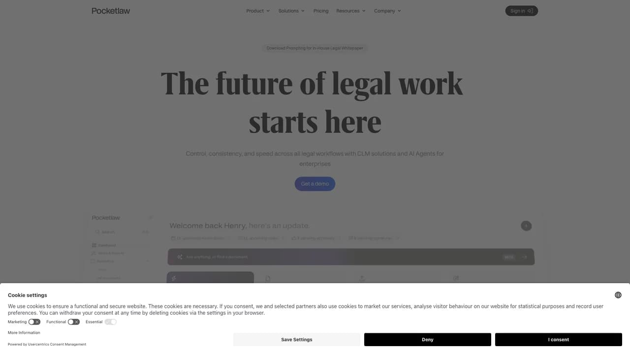 pocketlaw screenshot