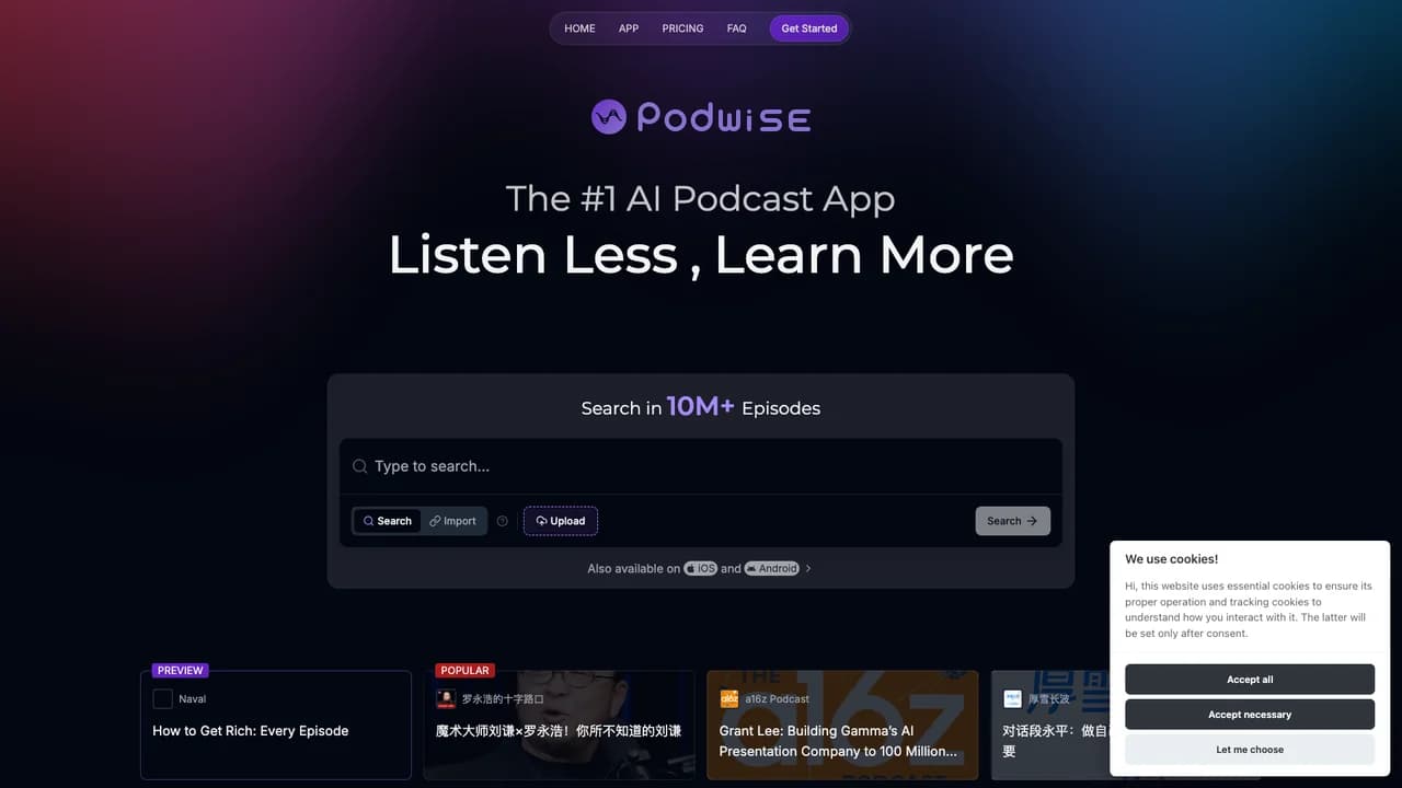 podwise-ai screenshot