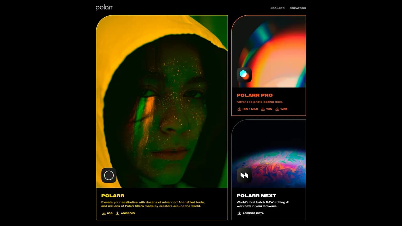 polarr screenshot