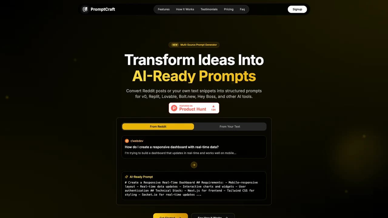 promptcraft screenshot