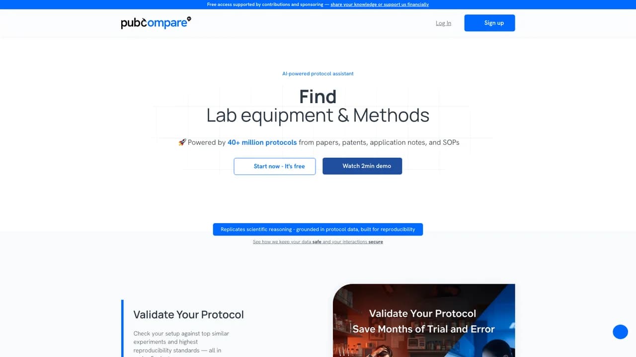 pubcompare screenshot