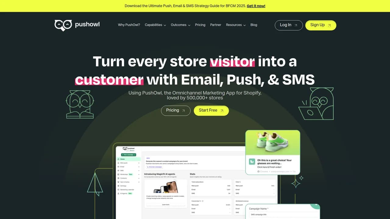 pushowl screenshot