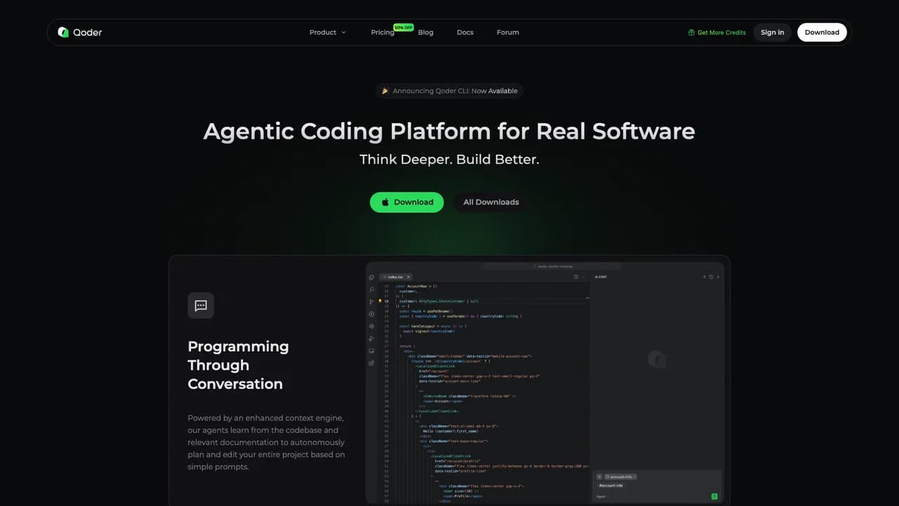 qoder screenshot