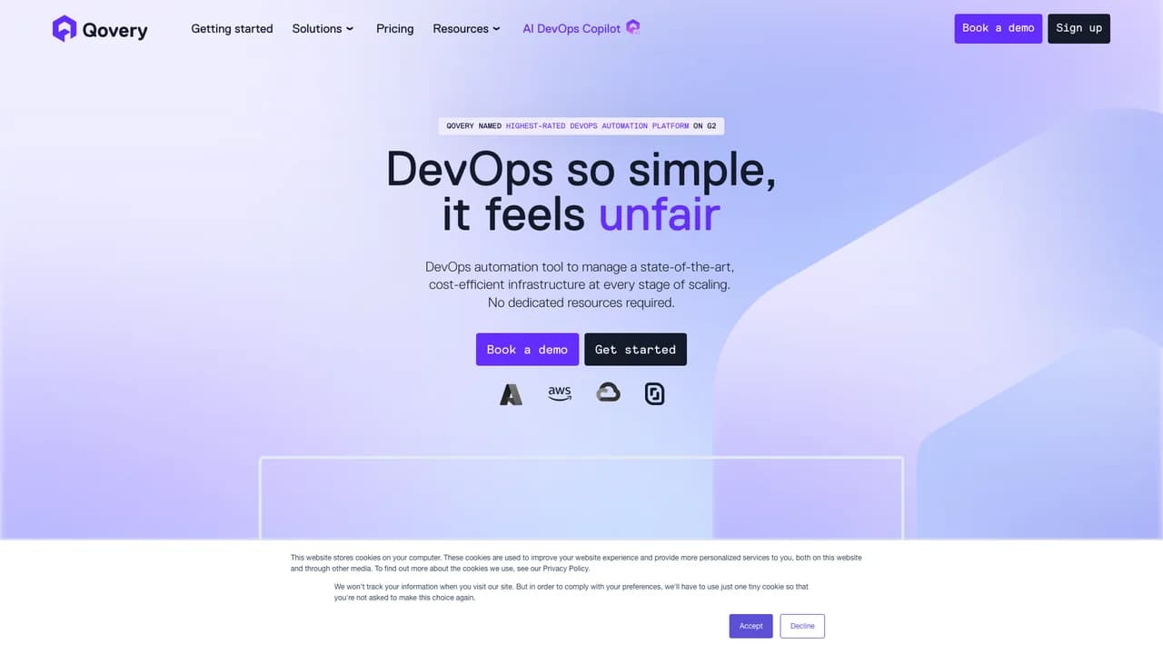 qovery screenshot