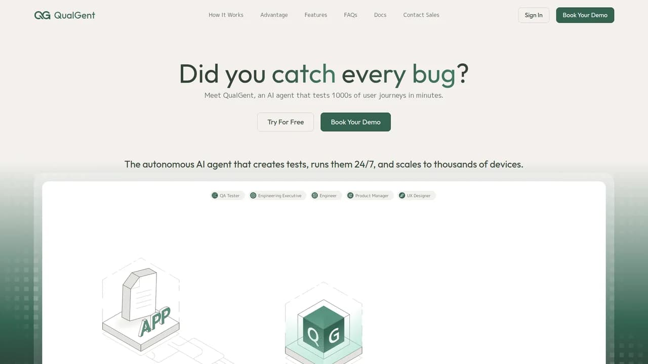qualgent screenshot
